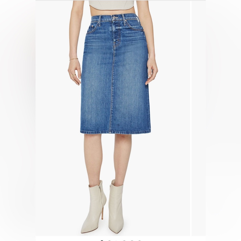 MOTHER The Vagabond Denim Skirt (26 | NWT)